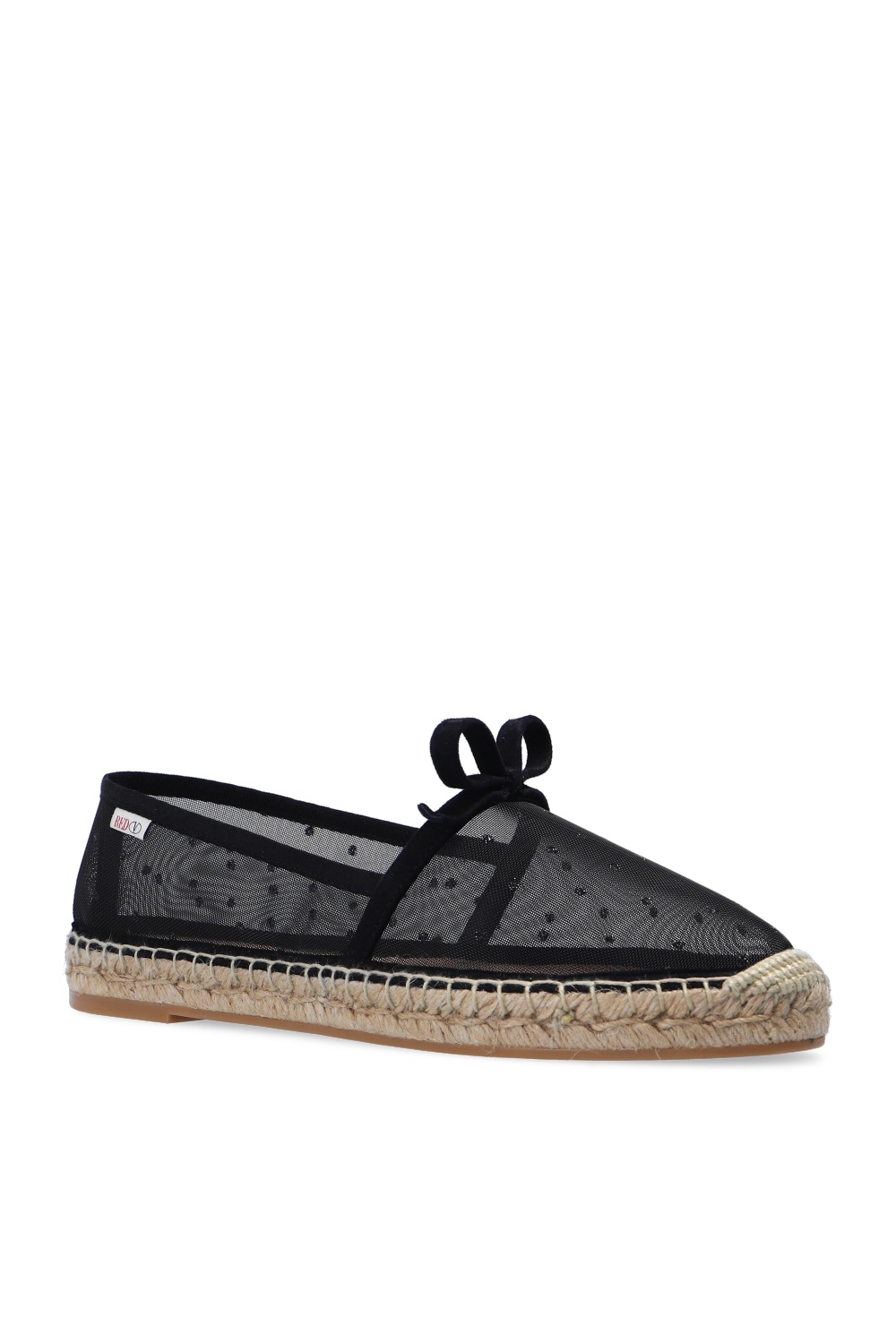 Red valentino pants Transparent espadrilles